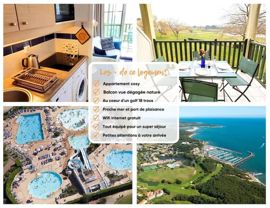 "L'Harmonie" Appartement Cosy 4 Personnes, Vue Golf, Wifi Gratuit Talmont-Saint-Hilaire Ngoại thất bức ảnh