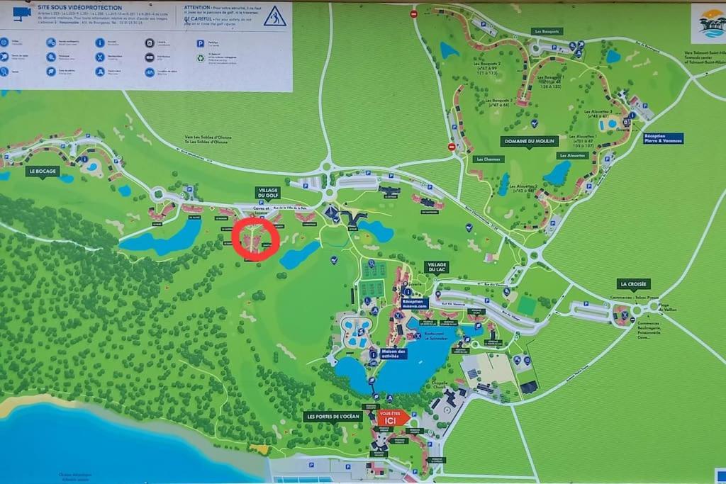 "L'Harmonie" Appartement Cosy 4 Personnes, Vue Golf, Wifi Gratuit Talmont-Saint-Hilaire Ngoại thất bức ảnh